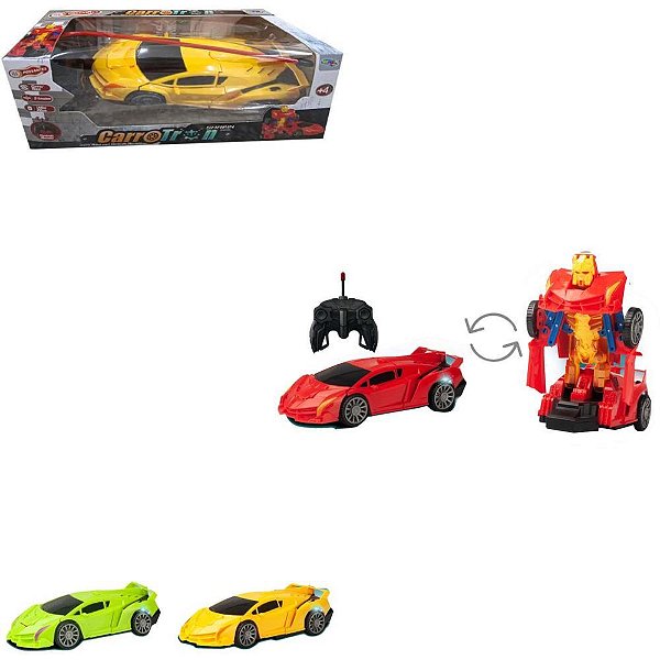 Carrinho Controle Remoto SHAWN Robo C/LUZ 7F.PIL 1:30(S