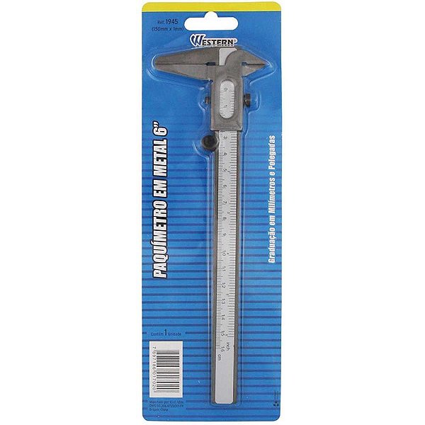 Produto para Desenho Paquimetro Metal 6POL.150MM