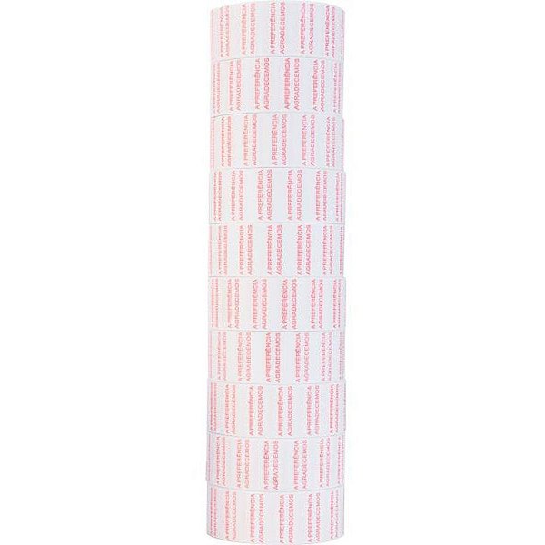 Etiqueta para Marcacao Agradecemos a Prefer. 1000ETIQ PCT.C/10