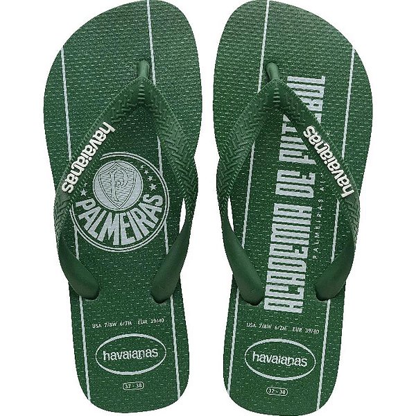Chinelo Havaianas Licenciado TOP Palmeiras 41/2 Verde PAR