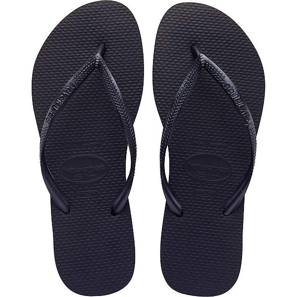 Chinelo Havaianas Feminino SLIM 39/0 Preto PAR