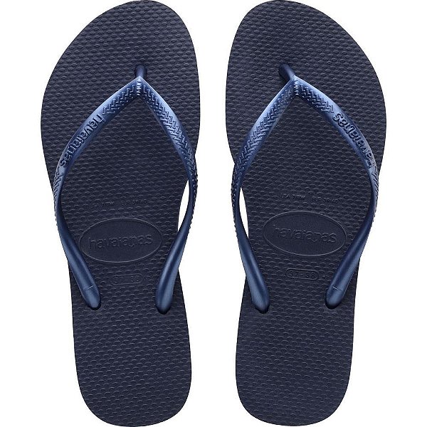 Chinelo Havaianas Feminino SLIM 37/8 Marinho PAR