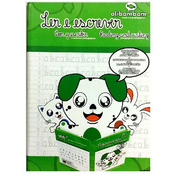 Livro Caligrafia Alibombom CD.VD Pauta 123 72FL PCT.C/05