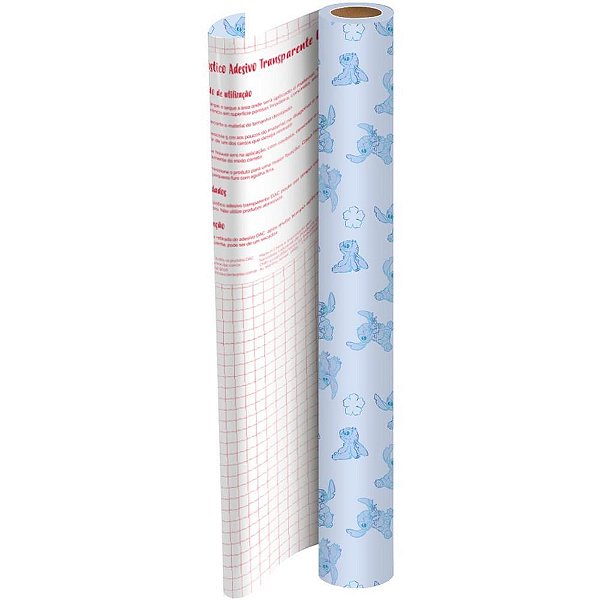 Plastico Adesivo 45CMX10M STITCH PP 0,08MM Rolo