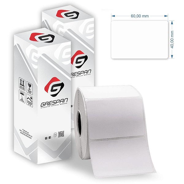Etiqueta para Balanca Termica ECO 60X40MM 20M 20G CX.C/04