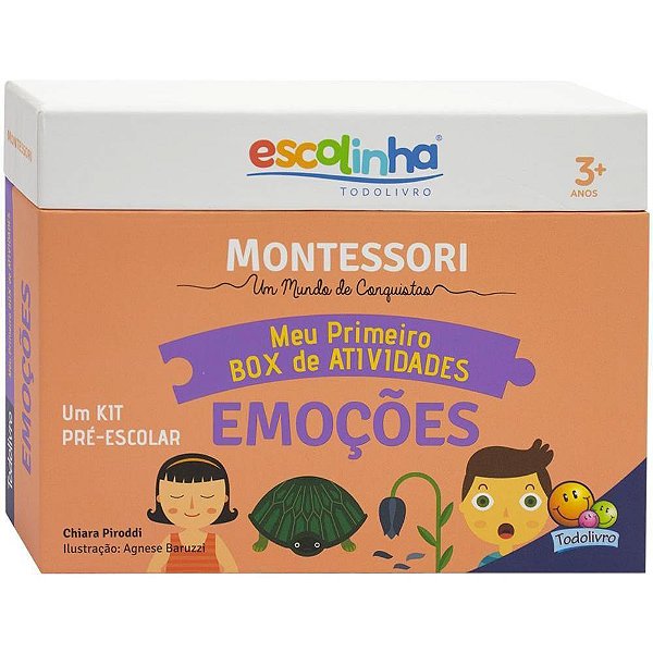 Livro de Atividades Montessori Emocoes BOX