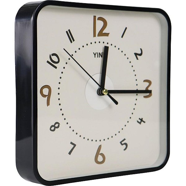 Relogio de Parede Quadrado 3 Modelos 20,2CM (S)