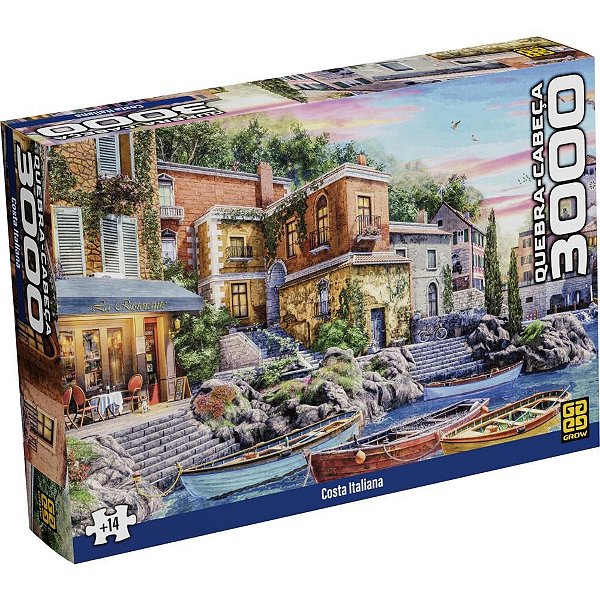 QUEBRA-CABECA Cartonado Costa Italiana 3000 Pecas