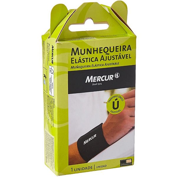 Produto Ergonomico Munhequeira Elast.ajust.preta