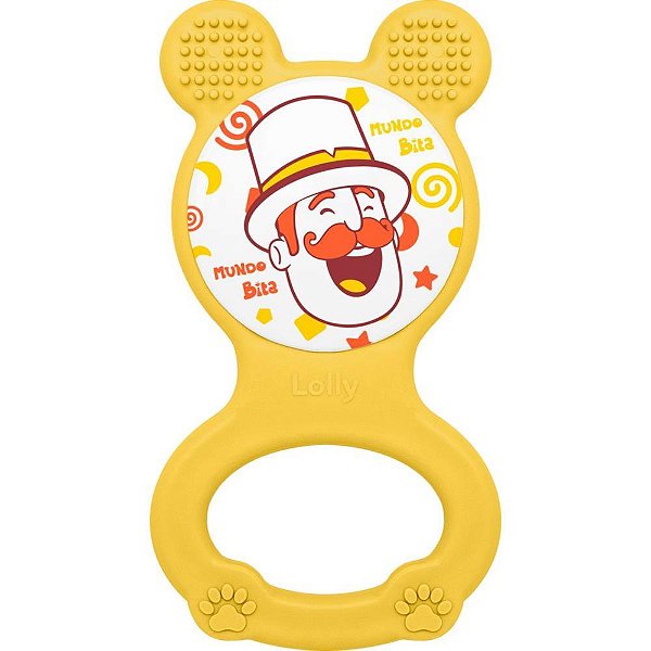 Mordedor e Chocalho Mundo Bita Amarelo