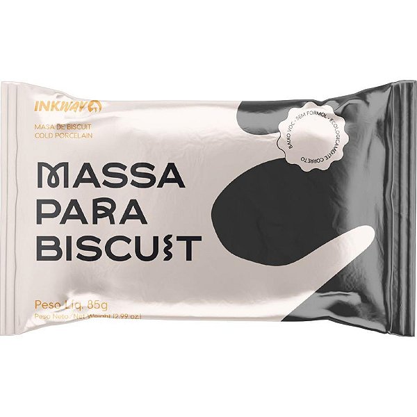 Massa de Porcelana Fria Biscuit 85G Preto CX.C/10