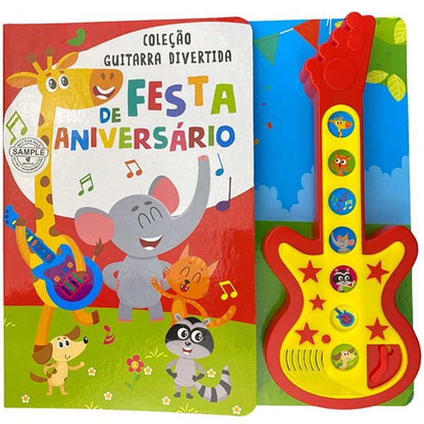 Livro Sonoro Festa de Aniversario 15X23CM