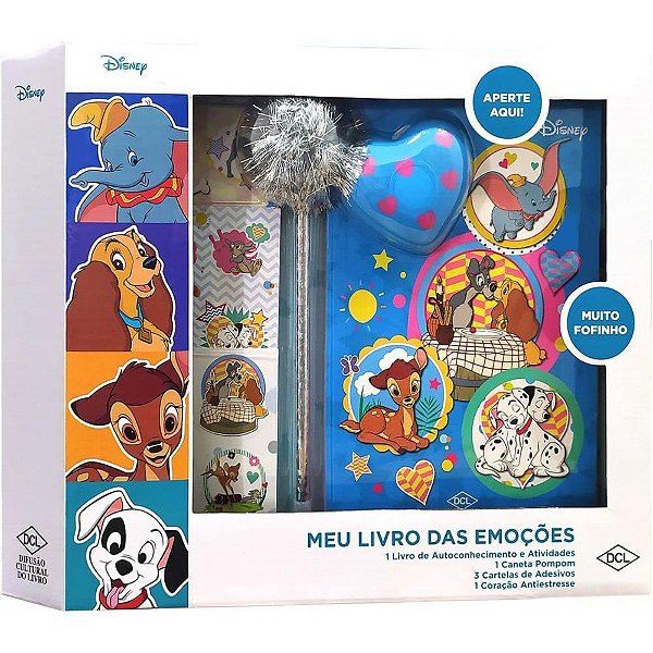 Livro Infantil Colorir Disney Livro das Emocoes