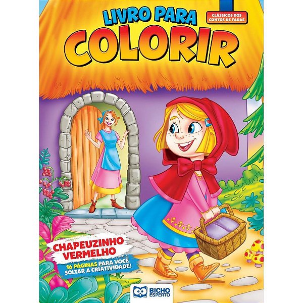 Livro Infantil Colorir Clássicos P/COLORIR 16P 20X27C PCT.C/10