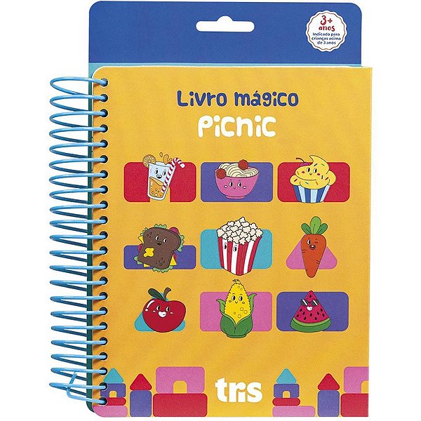 Livro de Atividades TRIS TOY PIC NIC C/ADES/AQUAR.