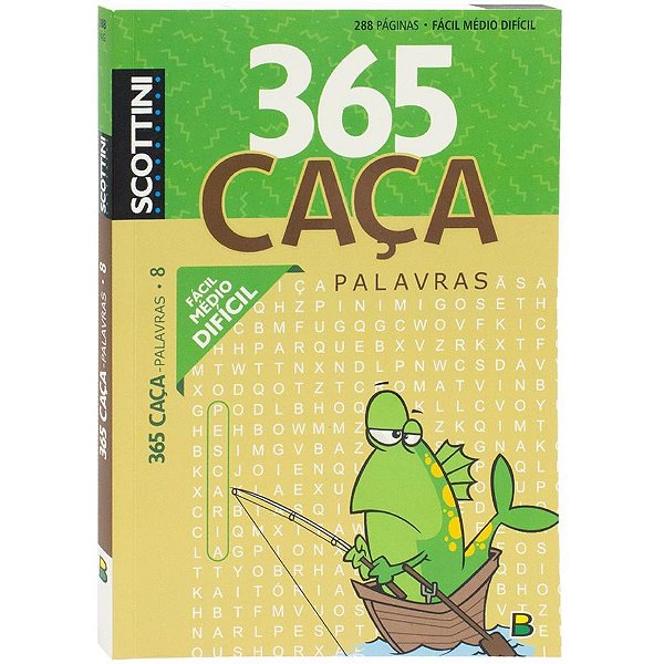 Livro de Atividades CACA-PALAVRAS 365 Scottini N.8