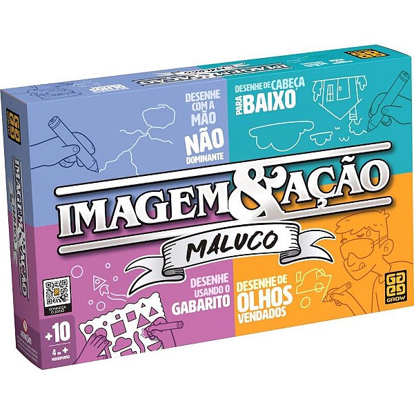 Jogo de Tabuleiro Imagem e Acao Maluco