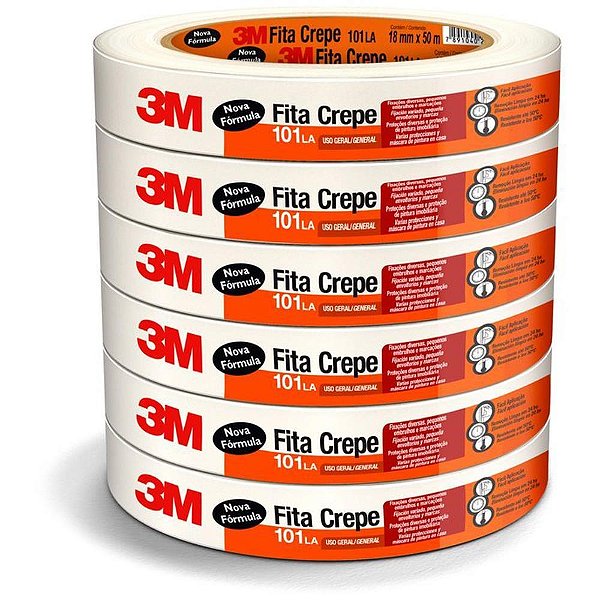 Fita Crepe Escolar 101 18MMX50M. PCT.C/06