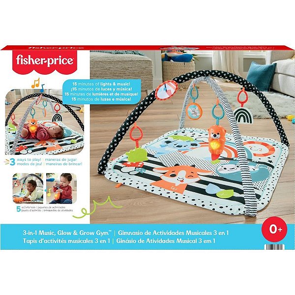 FISHER-PRICE Newborn TOYS Ginasio ATIV. Musicais 3EM1