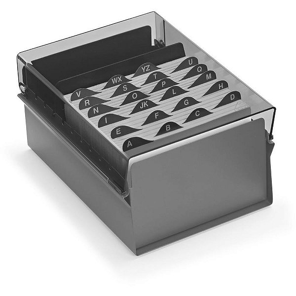 Fichario de Mesa C/ Base de ACO 4X6 Fume