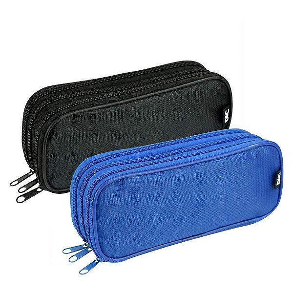 Estojo Triplo Tecido Basic Sortido