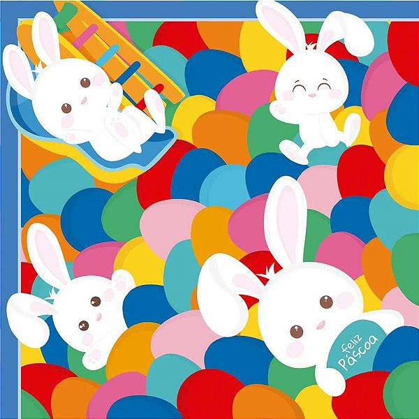 Embalagem P/OVO de Pascoa 24X24CM.EXPRES Piscina de OVOS PCT.C/25