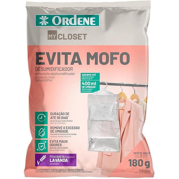 Desumidificador Evita Mofo para Armario 180G