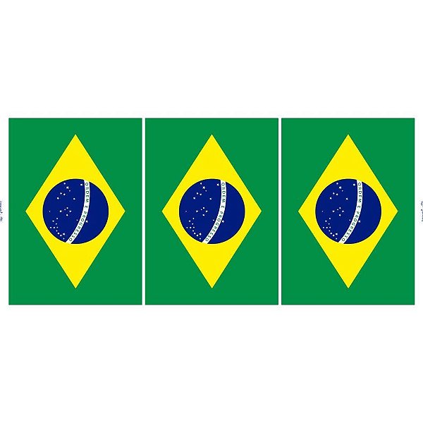 Decoracao Copa do Mundo TNT 1,40M 40G Bandeira Brasil RL-25MTS