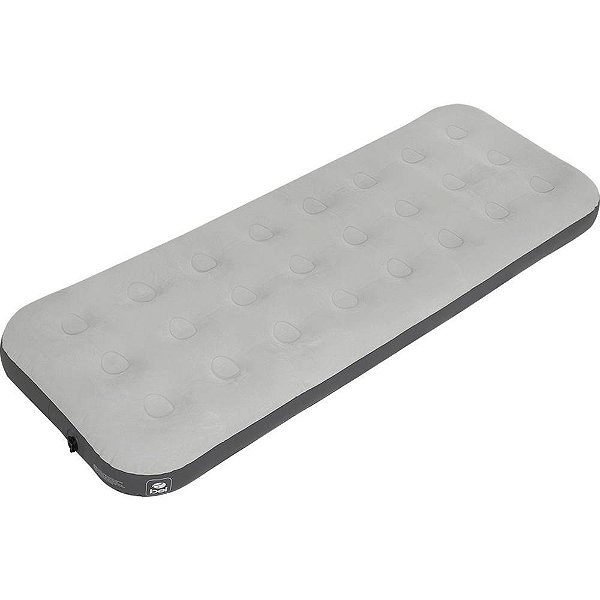 Colchao Inflavel Solteiro Cinza 150KG