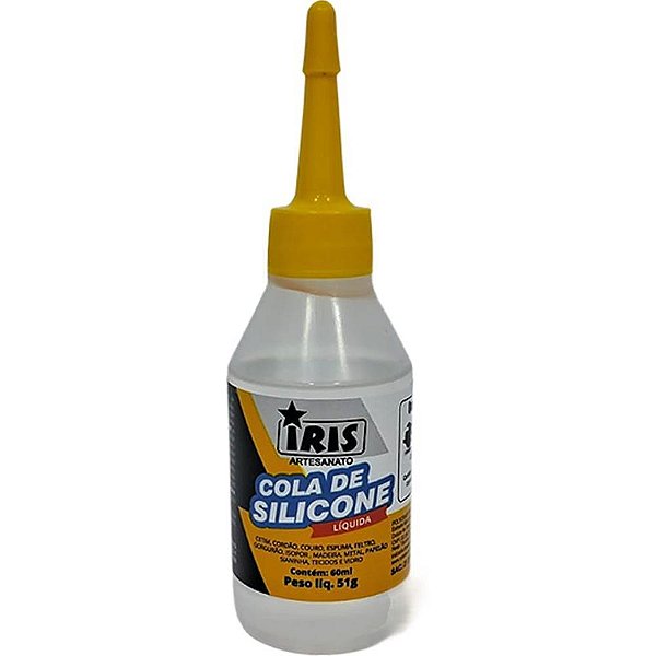 Cola para Artesanato Silicone Liquido 60ML. PCT.C/06