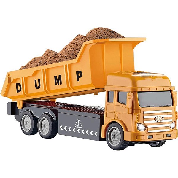 Carrinho Controle Remoto Cacamba 4 Funcoes C/LUZ a PILH