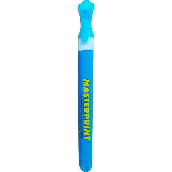 Caneta Marca Texto MP 614 Neon SLIM Azul CX.C/12