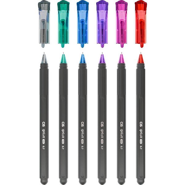 Caneta GEL CIS GELYX PRO 0.7MM 6 Cores (S DP.C/24