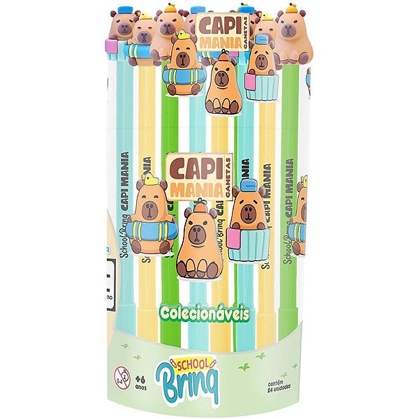 Caneta GEL Capivara 3MOD.(S) POTE.C/24