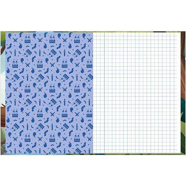 Caderno Quadriculado Univers. Aventurinos Aritmetica Costura PCT.C/10