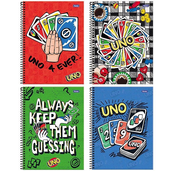 Caderno 01X1 Capa Dura UNO 80FLS PCT.C/04