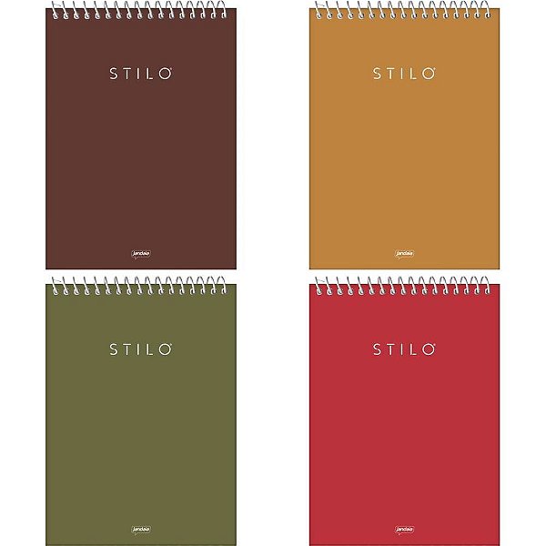 Caderno 01X1 Capa Dura Stilo TREND Topo Canhoto 80FLS PCT.C/04