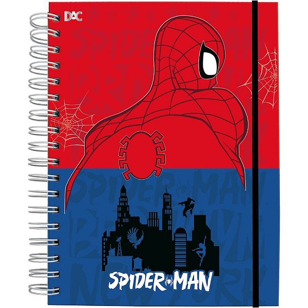 Caderno 01X1 Capa Dura Homem ARANHA SMART UNIV.C/ELAS