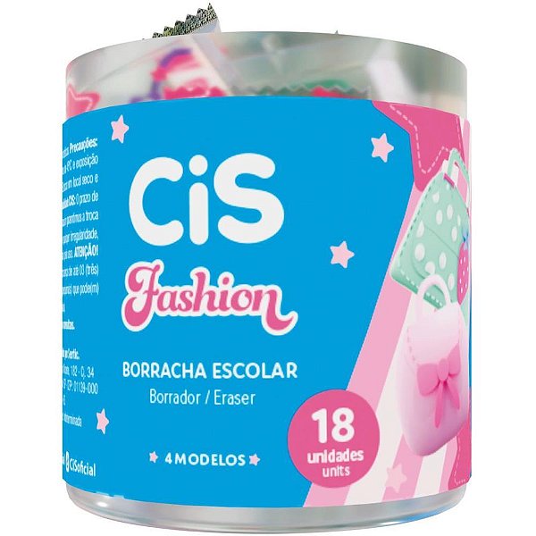 Borracha Decorada CIS Fashion 4 Modelos Sortidos DP.C/18