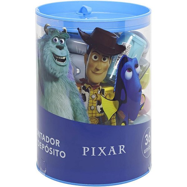 Apontador com Deposito Pixar 6 Modelos POTE-36