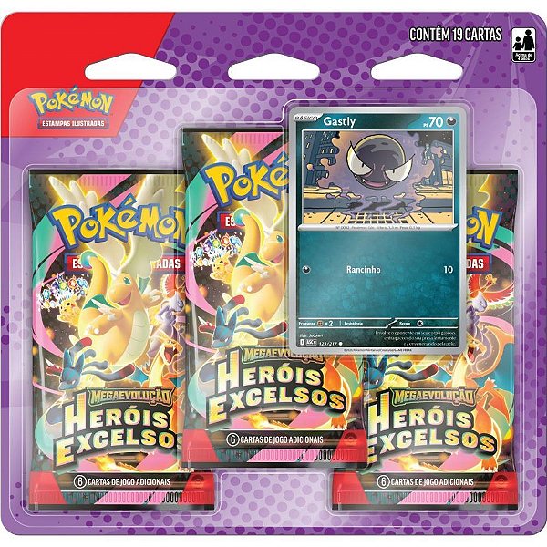 Jogo de Cartas Pokemon ME2.5 Herois Excelsos BL.C/03