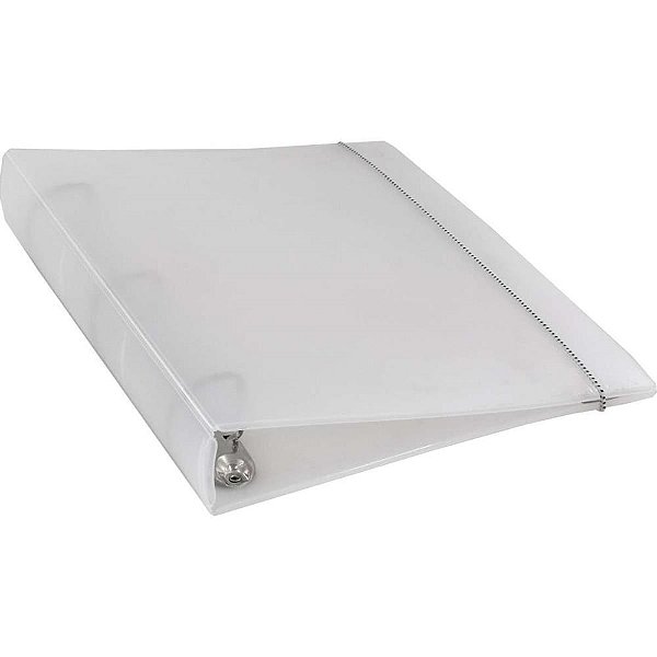 Fichario de PVC Incolor VIP III 3 Argolas