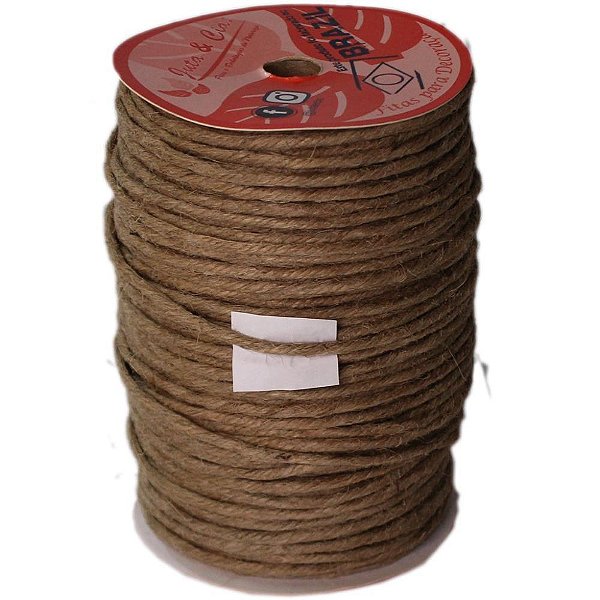 Fio de Juta 124M CRU Engomado ESP. 3MM Rolo