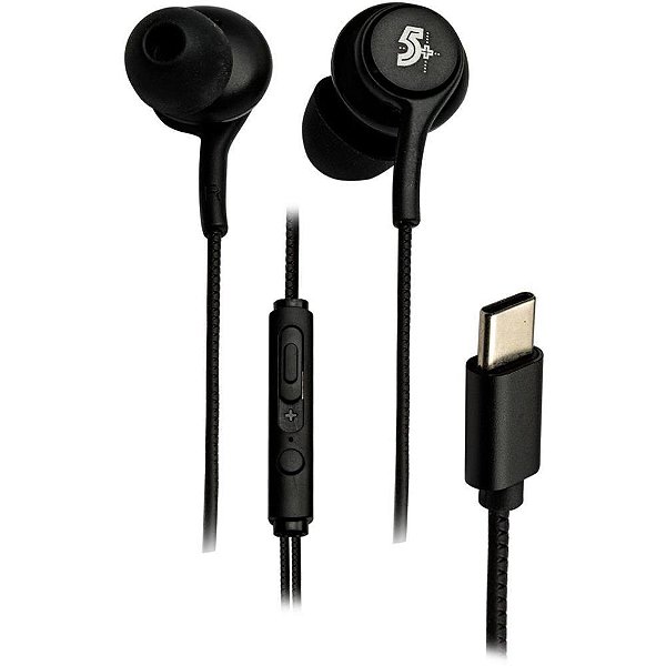 Fone de Ouvido Tipo C Auric. C/MIC. 1,20M PTO