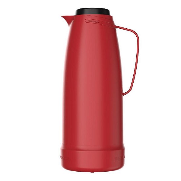 Garrafa Termica Rosca Bule Dama Vermelha 1L