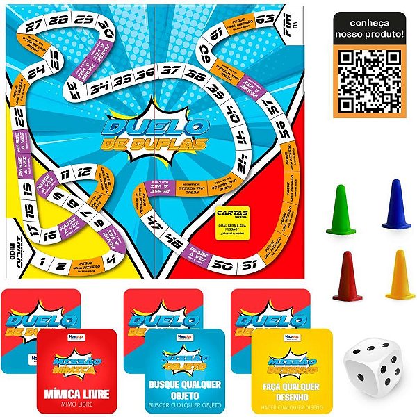 Jogo de Tabuleiro Duelo de Duplas