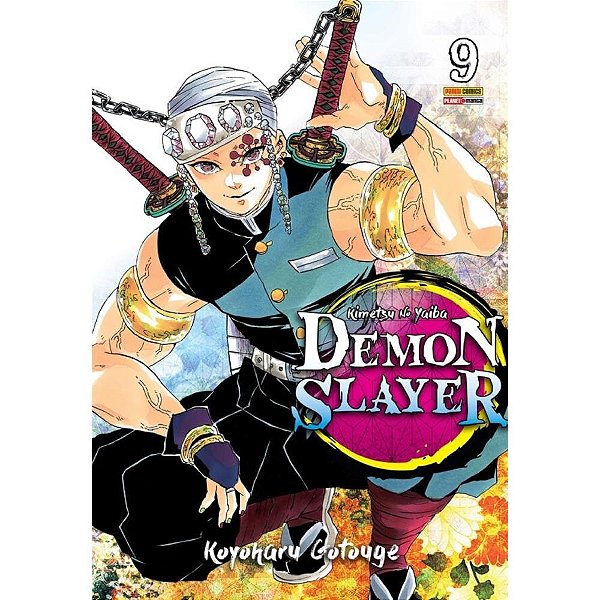Livro Manga Demon Slayer - Kimetsu N N.09