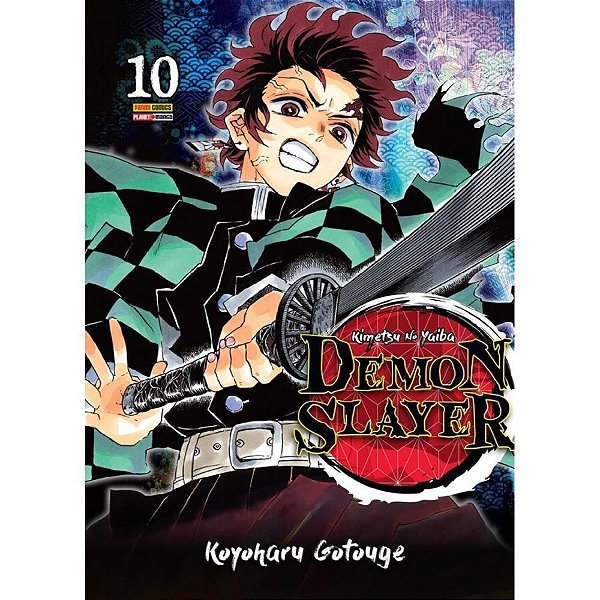 Livro Manga Demon Slayer - Kimetsu N N.10