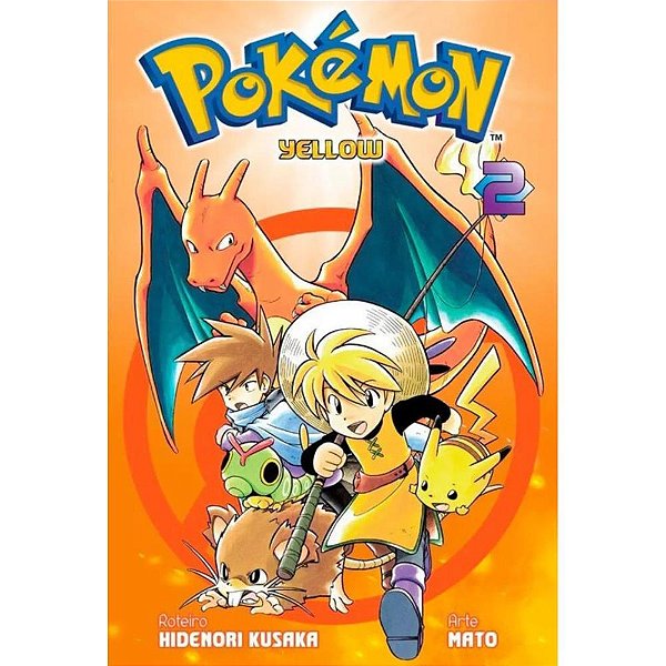 Livro Manga Pokemon Yellow N.02