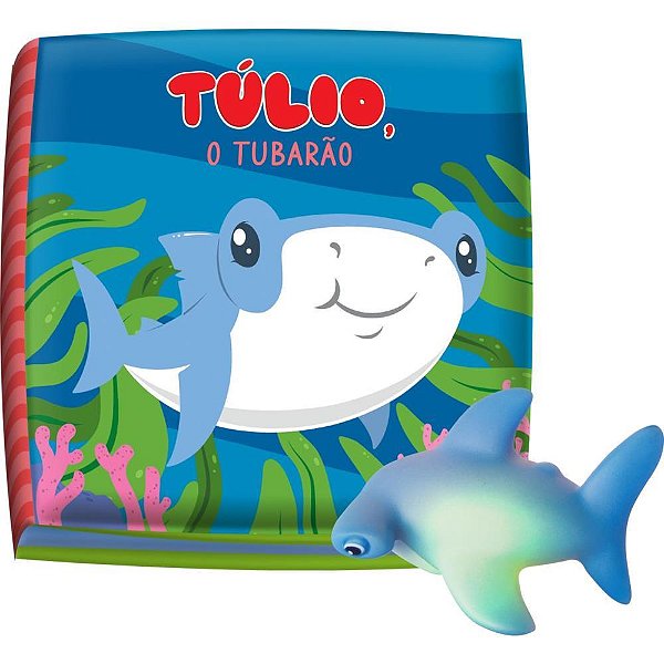 Livro para Banho Tulio o Tubarao C/LUZ 17X23CM
